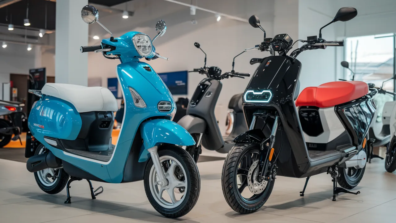 Honda activa electric vs ather electric