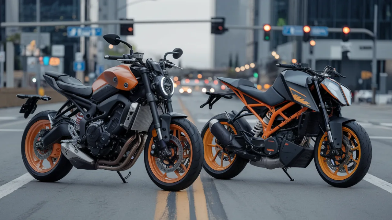 Yamaha MT-03 vs KTM Duke 390