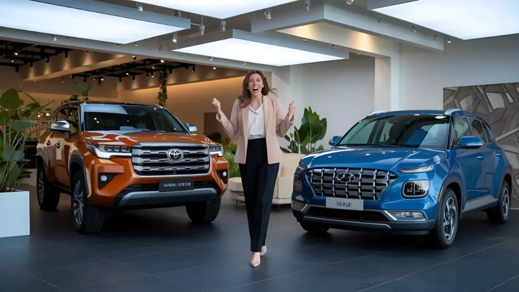 Toyota Urban Cruiser Taisor vs Hyundai Venue
